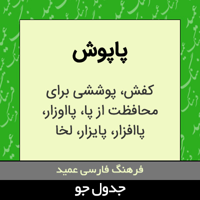 تصویری از پاپوش