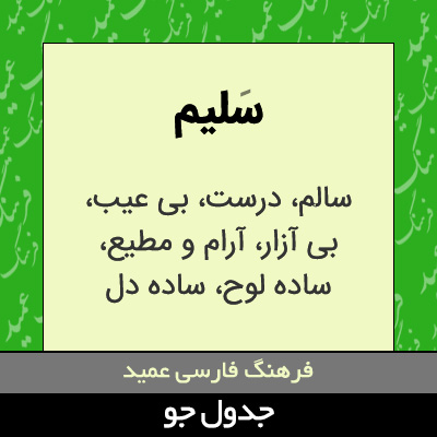 تصویری از سلیم