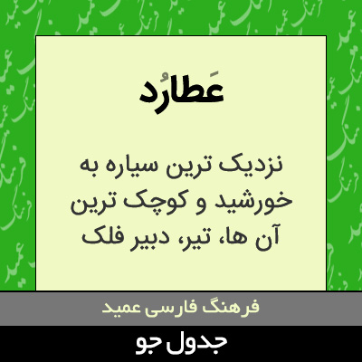 تصویری از عطارد