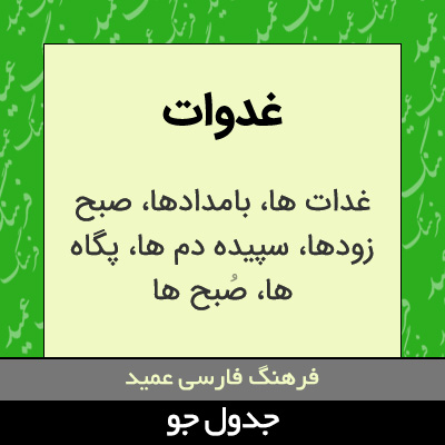 تصویری از غدوات