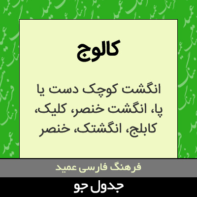 تصویری از کالوج