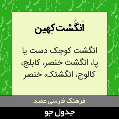 تصویری از انگشت کهین