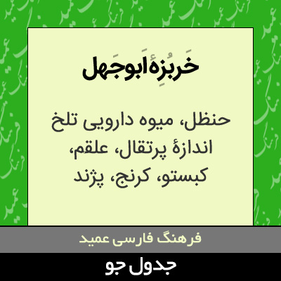 تصویری از خربزه ابوجهل