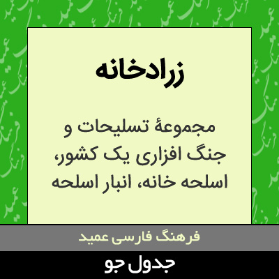 تصویری از زرادخانه