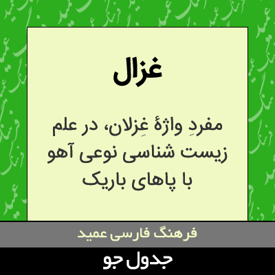 تصویری از غزال