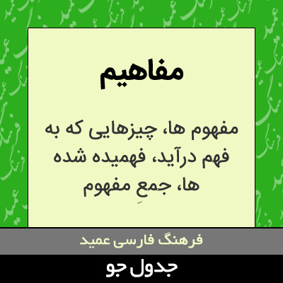 تصویری از مفاهیم