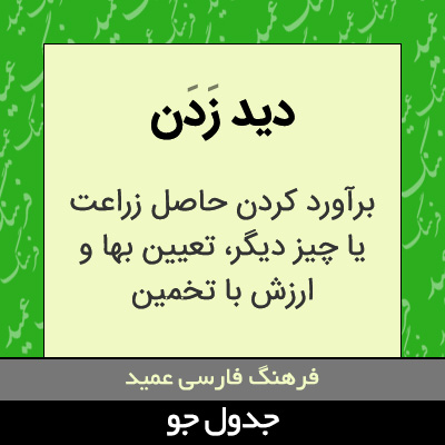 تصویری از دید زدن