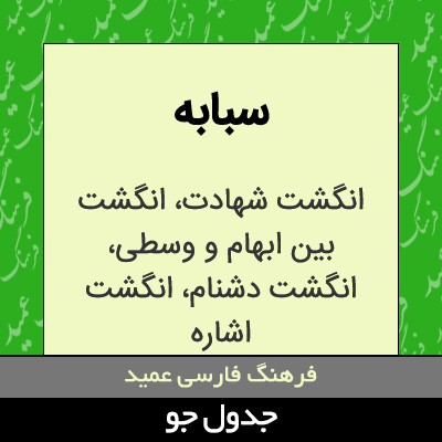 تصویری از سبابه