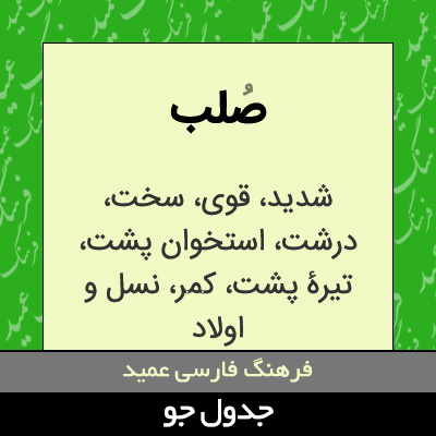 تصویری از صلب