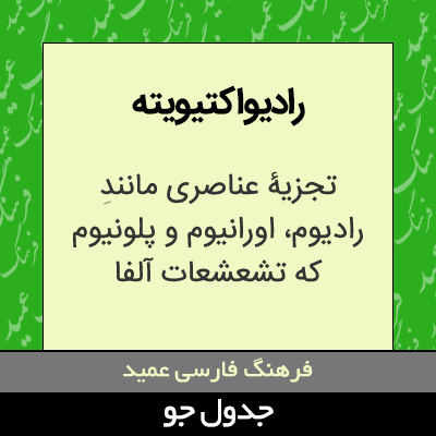 تصویری از رادیواکتیویته