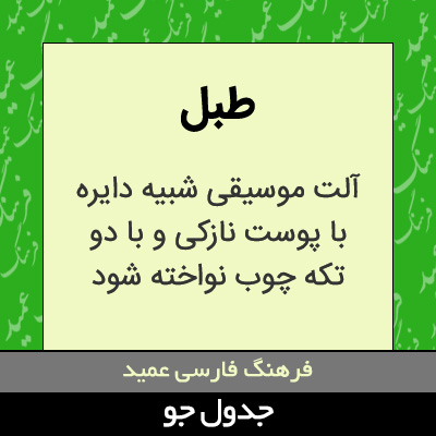 تصویری از طبل