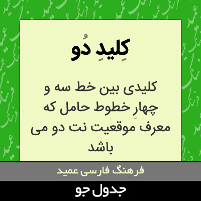 تصویری از کلید دو