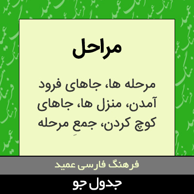 تصویری از مراحل