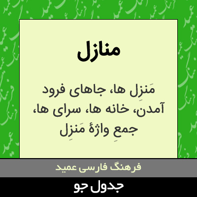 تصویری از منازل