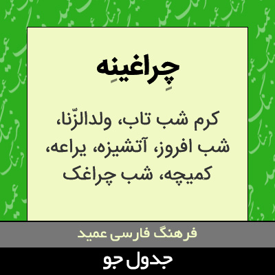 تصویری از چراغینه