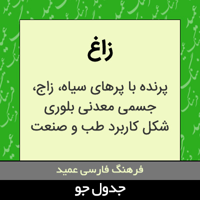 تصویری از زاغ