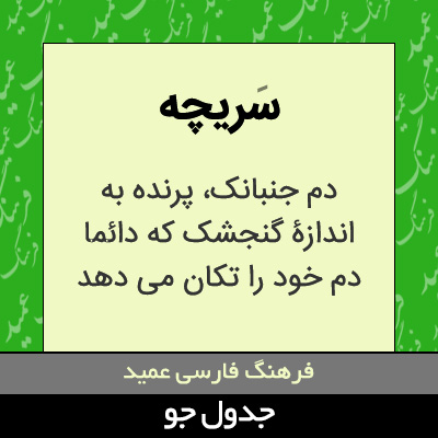 تصویری از سریچه