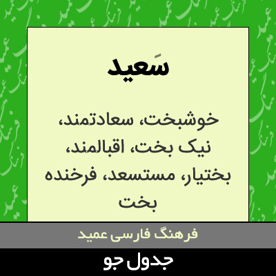 تصویری از سعید