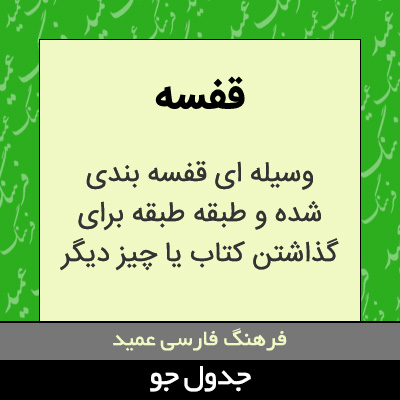 تصویری از قفسه