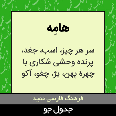 تصویری از هامه