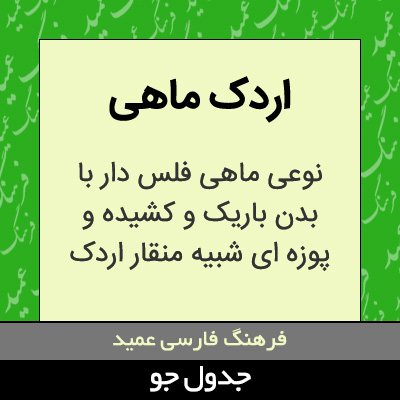 تصویری از اردک ماهی