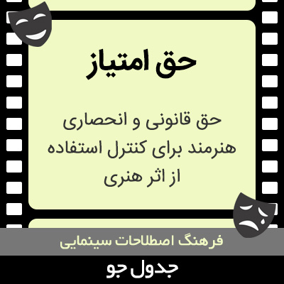 تصویری از حق امتیاز