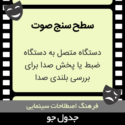 تصویری از سطح سنج صوت