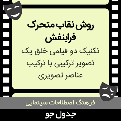 تصویری از روش نقاب متحرک فرابنفش