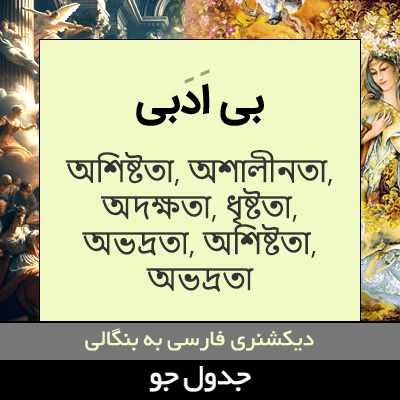 تصویری از بی ادبی