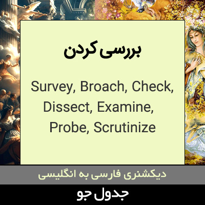 تصویری از بررسی کردن