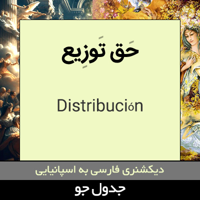 تصویری از حق توزیع