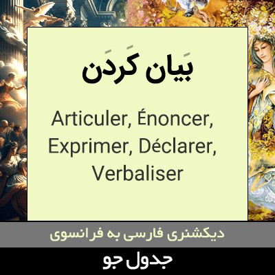 تصویری از بیان کردن