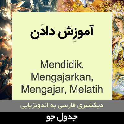 تصویری از آموزش دادن