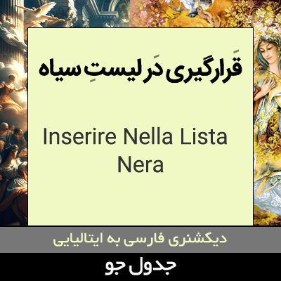 در فهرست سیاه قرار دادن