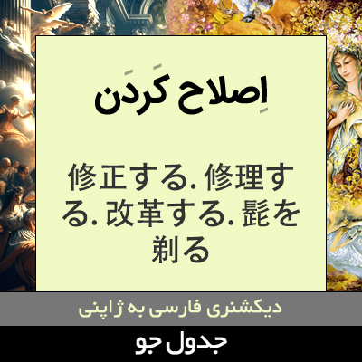 تصویری از اصلاح کردن