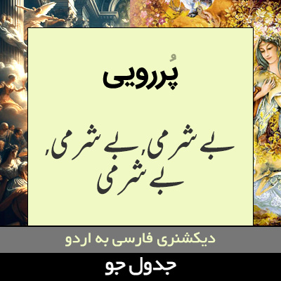 تصویری از پررویی