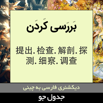 تصویری از بررسی کردن