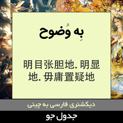 تصویری از به وضوح