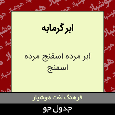 تصویری از ابر گرمابه