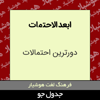 تصویری از ابعد الاحتمات