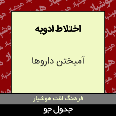 تصویری از اختلاط ادویه