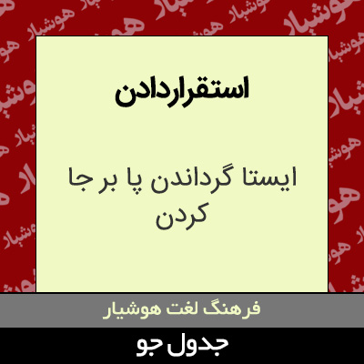 تصویری از استقراردادن