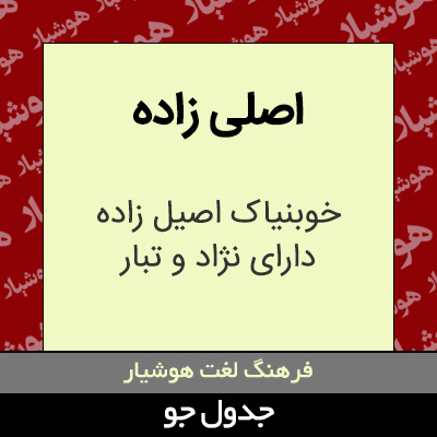 تصویری از اصلی زاده