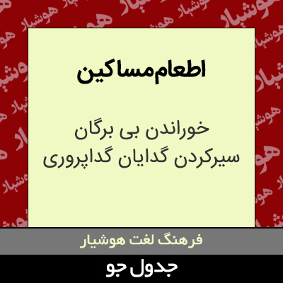 تصویری از اطعام مساکین