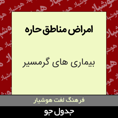 تصویری از امراض مناطق حاره