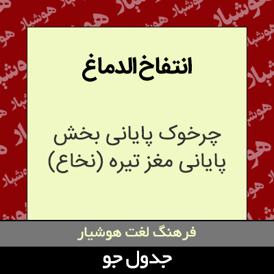 تصویری از انتفاخ الدماغ