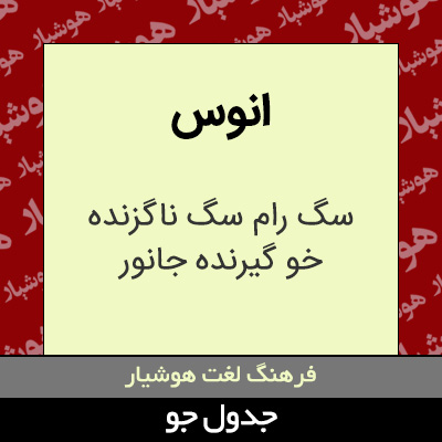 تصویری از انوس