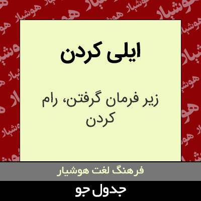 تصویری از ایلی کردن