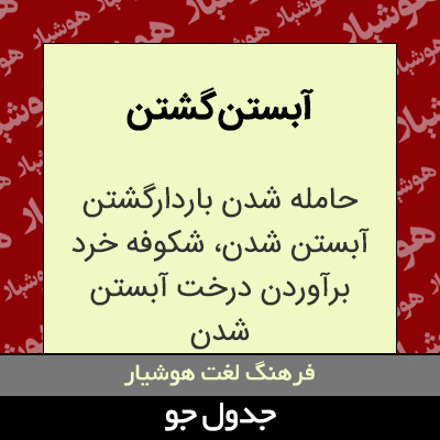 تصویری از آبستن گشتن