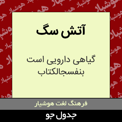 تصویری از آتش سگ